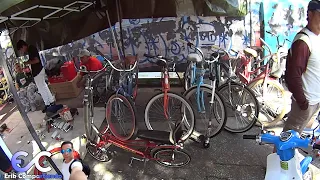 Mercado de bicicletas en la Gustavo A. Madero