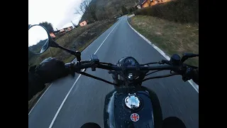 Top speed between Curves 🏍🤟 #Brixton 125 # 125 cc powered # brutal sound #