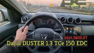 Dacia Duster 1.3 TCe 150 EDC (2021) - fuel consumption on 130 km/h (POV)