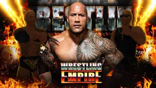 How To Make The Rock in Wrestling Empire 2024 | The People's Champ | Wrestling Empire | AWE