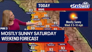 Tampa weather: Warm temps in Bay Area on Saturday