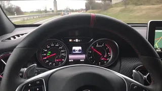 A45 AMG || insane Sound & acceleration (Custom exhaust)