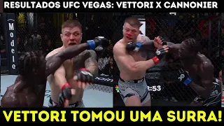 JARED CANNONIER APLICOU UMA SURRA EM MARVIN VETTORI (RESULTADOS UFC VEGAS)