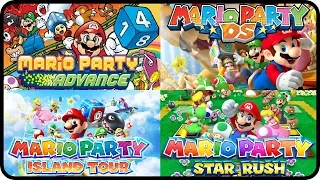 Mario Party - All Mini-Games (Mario Party Advance, DS, Island Tour and Star Rush)
