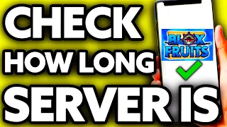 How To Check How Long Your Server Is Up in Blox Fruits