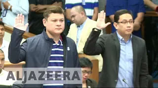 Duterte's son questioned over illegal drug smuggling