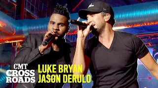 Jason Derulo & Luke Bryan Perform 'Country Girl (Shake It For Me)' | CMT Crossroads