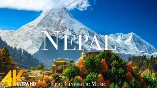 Nepal 4K - Scenic Relaxation Film with Calming Music | 4K ULTRA HD VIDEO