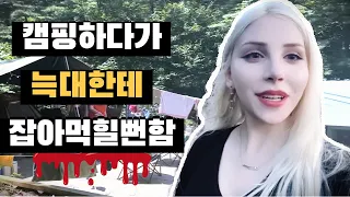 유럽 여자의 첫 한국 캠핑 | 조지아에서 캠핑하다가 늑대들한테 잡아먹힐뻔한 썰