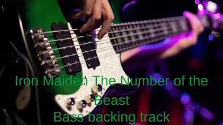 Iron Maiden The Number of the Beast Bass Backing Track With Vocals