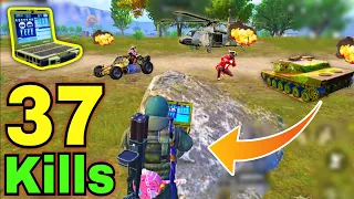 M202+DRONE Destroyed 37 Enemies in PAYLOAD 3.0 | HOW TO DESTROY TANKS | PUBG MOBILE
