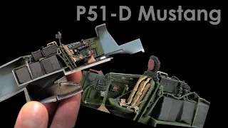 P51-D Mustang | How to build & paint cockpit | Part 1 of 4