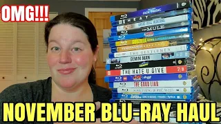 Blu-ray Haul November 2020!!! 60 Blu-rays! 20 Steelbooks! 40 Digital Codes!