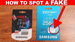 How to tell FAKE Samsung SD Memory Card EASY WAY! (2022)