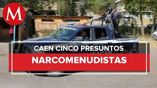 Tras operativo detienen a cinco personas en Michoacán