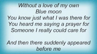 Rod Stewart - Blue Moon Lyrics