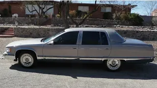 Sold 1996 Marblehead Grey Cadillac Fleetwood Brougham $13,500