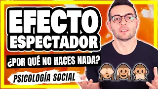 El EFECTO ESPECTADOR con EJEMPLOS en PSICOLOGÍA social 🧠 SESGOS COGNITIVOS en la toma de DECISIONES