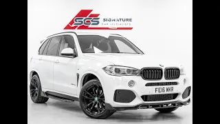 2016 BMW X5 30D M Sport xDrive Auto (7 Seat)