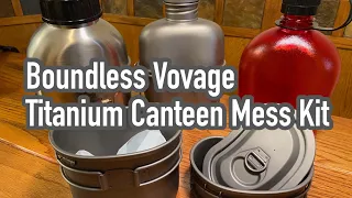 Boundless Voyage Titanium Canteen Mess Kit