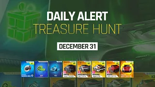 Asphalt 9 TREASURE HUNT - December 31 - Daily Alert For Location