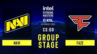 NaVi vs FaZe – Map 1 [Overpass] - IEM Katowice 2022 - Group Stage