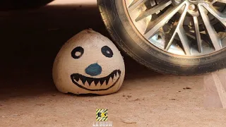 Experiment Car vs Coconut Shape  | Crushing Crunchy & Soft Things by Car