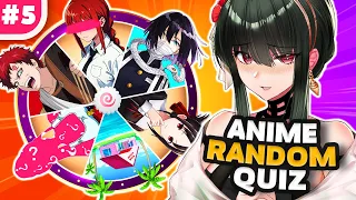 ANIME RANDOM QUIZ #5 🎲 Ultimate Challenge 🍥 Can you guess all?