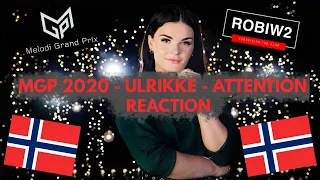 [REACTION] ESC 2020 ► MELODI GRAND PRIX ⁕ Ulrikke