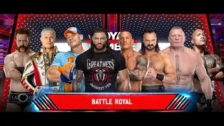 Can Roman Reigns Survive The Legendary 8 Men Battle Royal In WWE2K24 ?