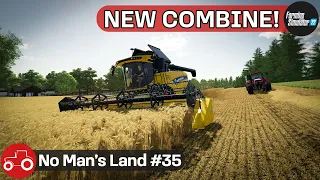 Buying The New Combine, Harvesting Barley & Oats - No Man's Land #35 FS22 Timelapse