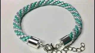 KUMIHIMO - Basic Bracelet From Start To Finish