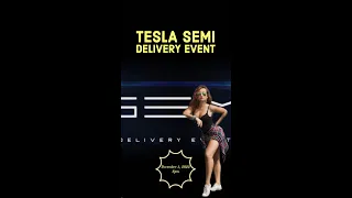 Tesla Semi Truck Delivery Event