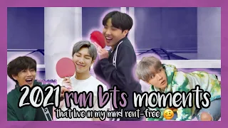 2021 RUN BTS MOMENTS that live in my head rent-free 🤪