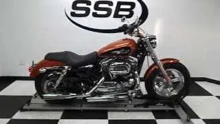 2011 Harley-Davidson XL1200C Orange - used motorcycle for sale - Eden Prairie, MN