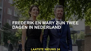Frederik en Mary waren twee dagen in Nederland