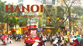 [4K WALK]🇻🇳Vietnam, Hanoi 2024! Waling Tour in City Center 4K HDR 60fps