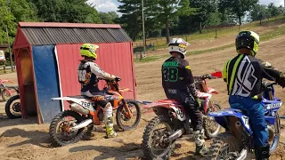72 YEAR OLD VETERAN RACING MOTOCROSS IN 60+ CLASS AT SOUTHWICK NATIONAL TRACK WITH TOP VET PRO'S
