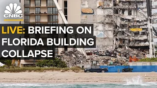 Surfside officials hold a briefing with reporters — 7/2/2021
