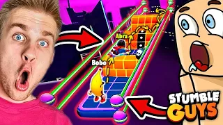 ABRA i BOBO REAGUJE ⚠️ na NIESAMOWITE MOMENTY PRO GRACZY 🎮 w Stumble Guys! 😱