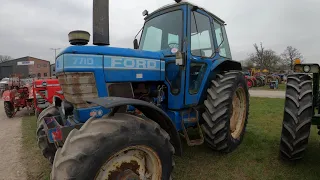 1984 Ford 7710 4WD Dual Power 4.4 Litre 4-Cyl Diesel Tractor (97HP)