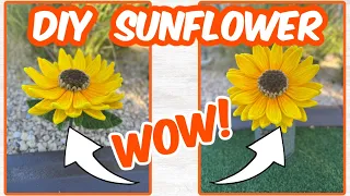 ADD this Huge DIY SUNFLOWER to your 2023 FALL Decor! EASY HIGH-END Decor on a BUDGET!