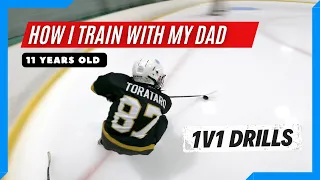 1v1 Hockey Drills You Can Practice with Your Father