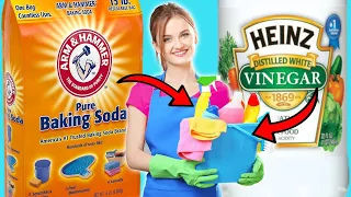 19 Brilliant Vinegar and Baking Soda Cleaning Hacks | Uses Around The House