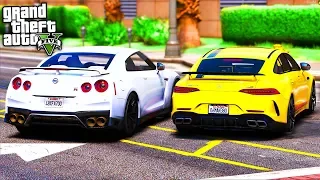 GTA 5 DRIVE RP - НОЧНЫЕ ГОНКИ НА NISSAN GTR! ВЫЙГРАЛ LAMBORGINI и FERRARI ⚡ГАРВИН