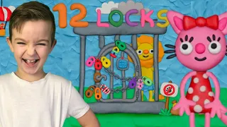 12 Locks Funny Pets (Circus)