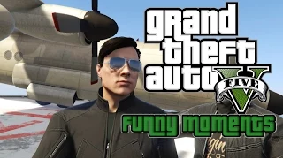 GTA 5 Challenge 1 - Land Titan On Maze Bank (Funny Moments)