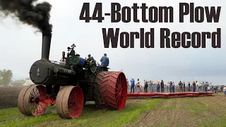 150 Case Steam Engine Pulling 44 Bottom John Deere Plow