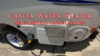 Casita Water Heater Semi-Annual Maintenance