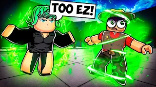 Destroying Kids As Tatsumaki In Ranked in Roblox The Strongest Battlegrounds